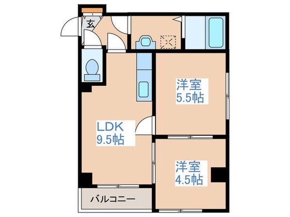 豊平コ－トの物件間取画像